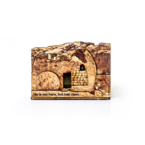 The Garden Tomb, Color - Educational Wooden Model