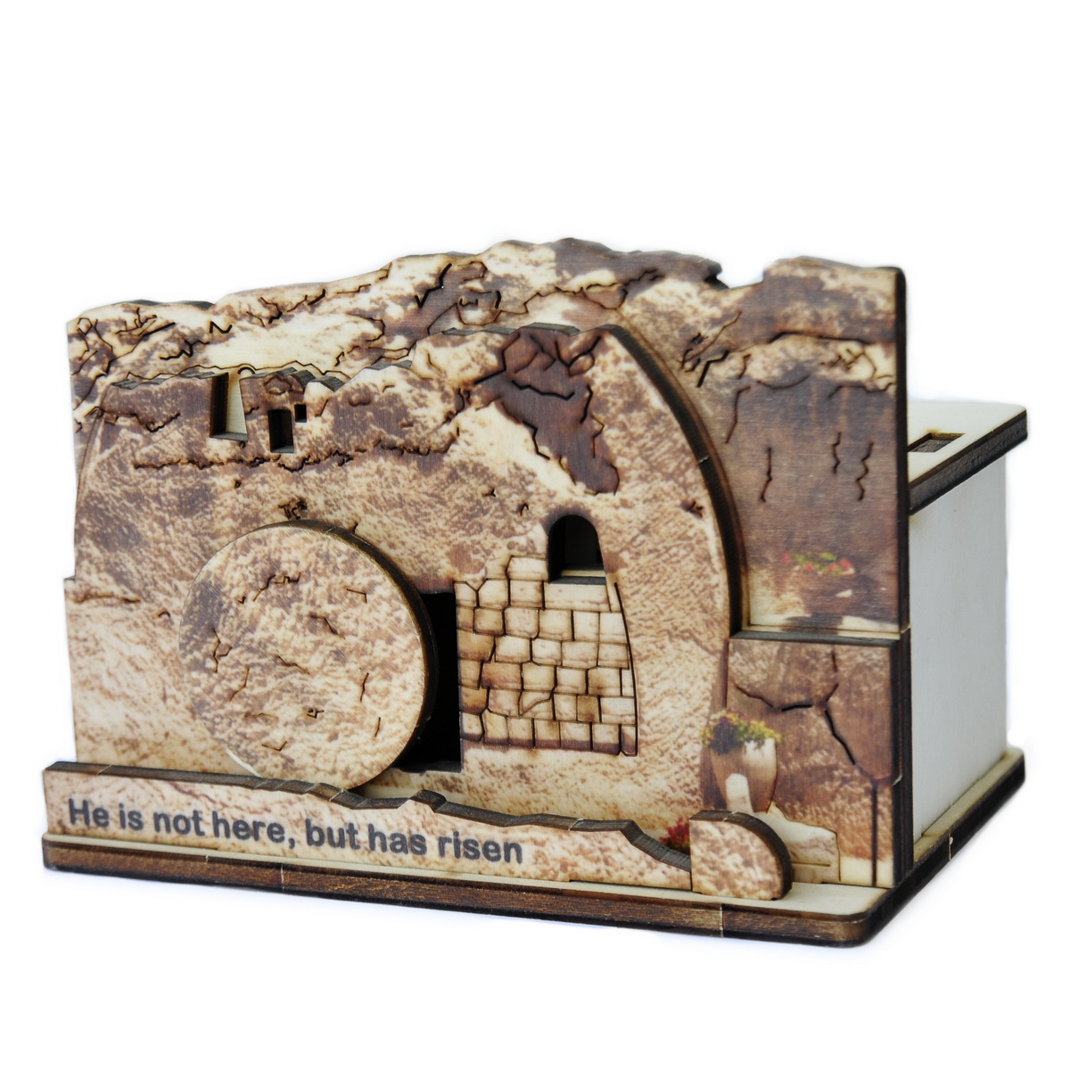 The Garden Tomb, Color - Educational Wooden Model - Image 2