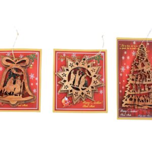 Olive Wood Christmas Ornaments